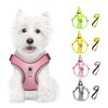 Feycig Dog Harness for Small Dogs, Anti-Pull Adjustable Reflective Harness,