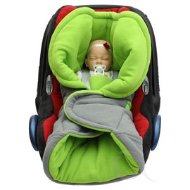 New SWADDLING Soft Polar Fleece CAR SEAT Smart Cocoon WRAP (Green)