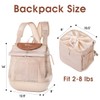 Petseek Puppy Carrier Backpack, Ventilated Lightweight Outdoor Cat Backpack with