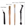 Coffee Brush Set Professional Espresso Brush Kit Include Wooden Coffee