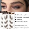 22 pares de tatuajes de cejas 4D, cejas auténticas como
