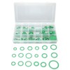 225pcs Car Air Conditioner Seal Ring Kit 18‑Compartment AC O