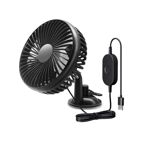 Flaconi Auto Kühlerlüfter,Ventilator Wohnmobil,Sitz Auto Ventilator,Autofan,Ventilator 12v Wohnmobil,Tragbarer Autoventilator,12v Ventilator,Geeignet