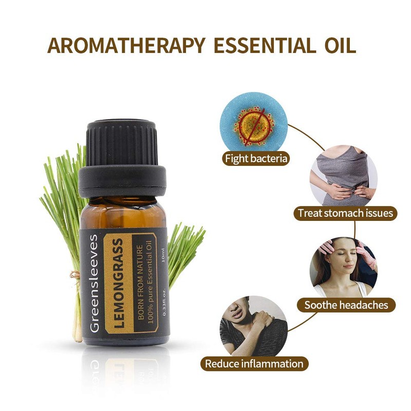 GREENSLEEVES Essential Oil - 10ml (Lemongrass)