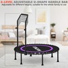 Kanchimi 550 LBS Foldable Mini Trampoline, 40" Fitness Trampoline Without