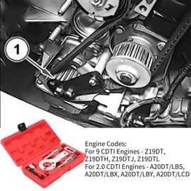 Engine Adjustment Tool Set Engine Timing Belt Change Locking Tool Control Times Tool Compatible with Vauxhall Opel Saab 1.9D 2.0D CDTi TiD TTiD