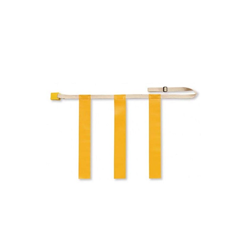 TRIPLE THREAT Flag Football Belts, Yellow, Large (EACH)