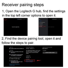 BestParts New USB Dongle Mouse Receiver Adapter Replacement for G502 Lightspeed Wireless Gaming Mouse