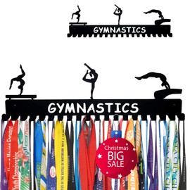 Miayork Gymnastics Medal Hanger Display - Sturdy Gymnastics Medal Display Easy to Install-Gymnastics Medal Holder Wall Hanger for Sports, Gymnastic Medal Hanger Display Gifts