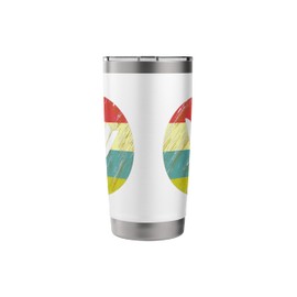 Retro Shuttlecock Racket Sports Badminton Player Athlete Stainless Steel Insulated Tumbler