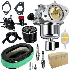 Carburetor Kit for Kohler 7000 Series Carburetor KT725 KT730 KT735 KT740 KT745 22HP-26HP Engines, Replaces 3285363S 1685319S 3285367S 853-50-S, with Air Filter Oil Fuel Filter & Fuel Pump