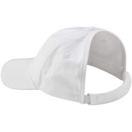 Curl Keeper Badazz Backless Hat for Curly Hair and Natural Hair (Cotton White)