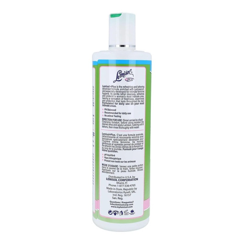Lemisol Plus Gentle Daily Cleanser, Original Refreshing Formula, 16 Oz