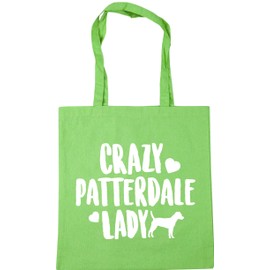 Hippowarehouse Crazy Patterdale Lady Tote Shopping Gym Beach Bag 42cm x38cm, 10 litres