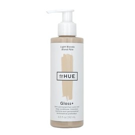 dpHUE Gloss+, Rubio Claro - 6.5 Oz - Color y Acondicionador Semipermanente para El Cabello - Dura Hasta Ocho Lavados - Sin Parabenos, Sls y Sles Sin Sulfatos - Vegano, Certificado Leaping Bunny