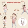 Baby Walking Harnesses Lightweight Adjustable Detachable Crotch Pad Handheld Toddler