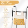 TOGETRUE Walker Bag, Handy Walker Basket with Water Cup Holder,