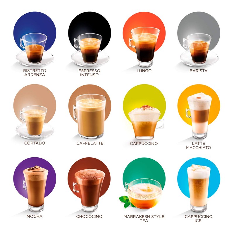 Nescafé Dolce Gusto Espresso Ristretto Ardenza, Strong, 16 Coffee Capsules/Servings