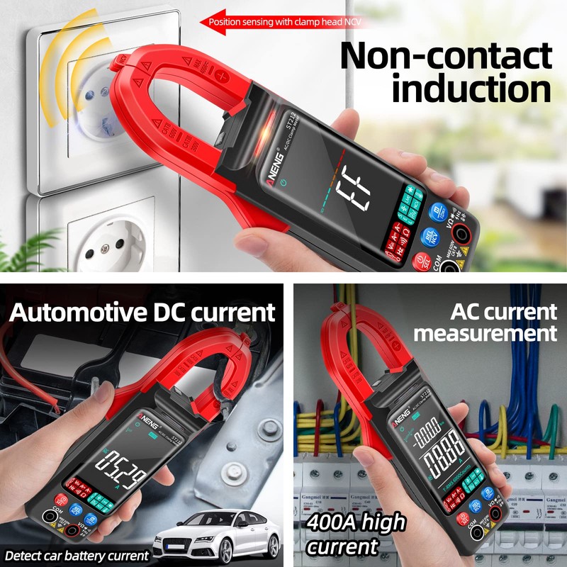ANENG Clamp Meter Multimeter Tester Auto Ranging TRMS 6000 Counts