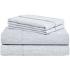 Extra Thick Heavyweight Heathered Yarn Dye Linen Feel 4 Piece