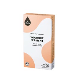 My.Yo My.Yo Organic Yogurt Ferment Lacto Pro & Inulin, 6 x 25 grams, Yogurt Cultures for up to 30 L of Homemade Yogurt