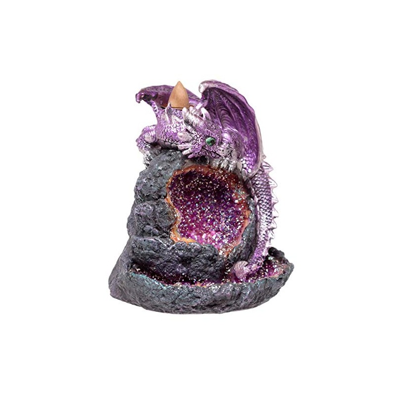 Puckator Crystal Cave Baby Dragon LED Backflow Incense Burner -