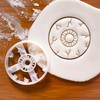Set of 2 eyeballs cookie cutters (shapes: side and front