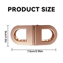 Magnetic Hair Clips for Women, Advanced No-Slip Styling Hair Clips, Perfect 2-in-1 Design Claw Clips for Thick & Thin Hair, Non-Dent Quick Snap Hairdressing Tools for Trip or Daily Use, 1 Pack