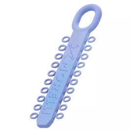 Morelli 500pcs Dental Orthodontic Morelli Special Ligature Ties Pearl Ties Pearl Blue