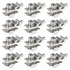 Kellegour 12Pieces Solar Panel Grounding Clamp,Mounting Solar Module,Solar Panel Grounding