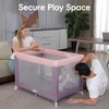 Pamo Babe Pack and Play with Bassinet, Pink Portable Playard