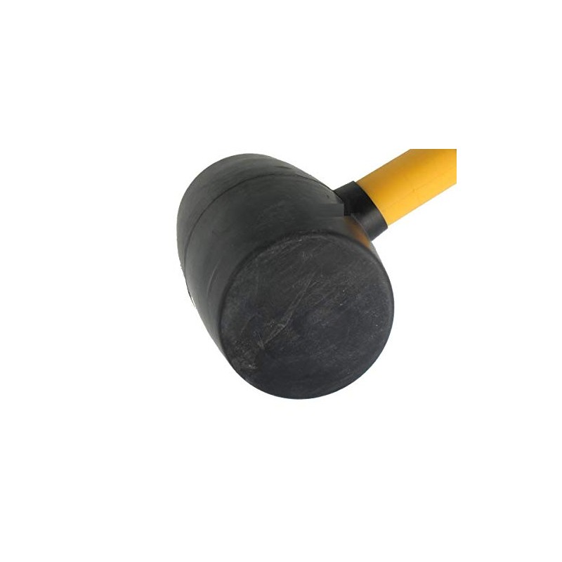 Unibos New 32 Oz Rubber Hammer Mallet Fibreglass Shaft Handle