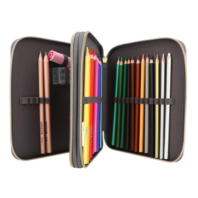 Depesche 12766 Miss Melody Bandana - Filled 2-Compartment Pencil Case