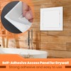 GCGOODS 8" x 8" Self-Adhesive Access Panel for Drywall, Plastic