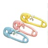 12 Large Diaper Pins Baby Shower Favor 4.5" Long Pink