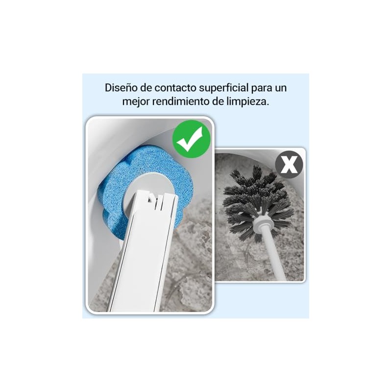 JESWO Cepillo de Inodoro Deshechable 40pcs