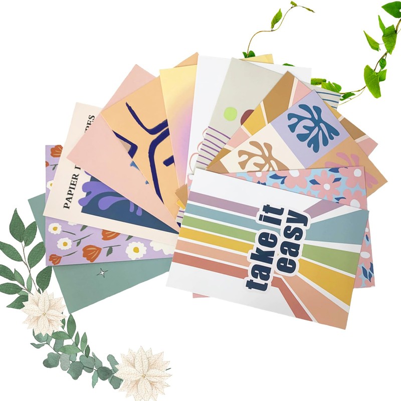 GVSAVY 50 Wall Collage Posters, Retro Photo Collection, Boho Wallpaper,