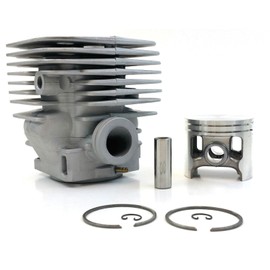 PARTSDEPOT Meteor Cylinder Piston kit Compatible with Husqvarna 395 395XP 395EP 56mm Nikasil