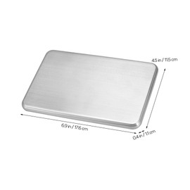 Totority Stainless Steel Reusable Ice Pack Leak Cooler Pack for Lunch Boxes Picnics Travel Outdoor Activities Versatile Multiuse Cooling