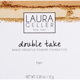 LAURA GELLER NEW YORK Double Take Baked Versatile Powder Foundation, Fair