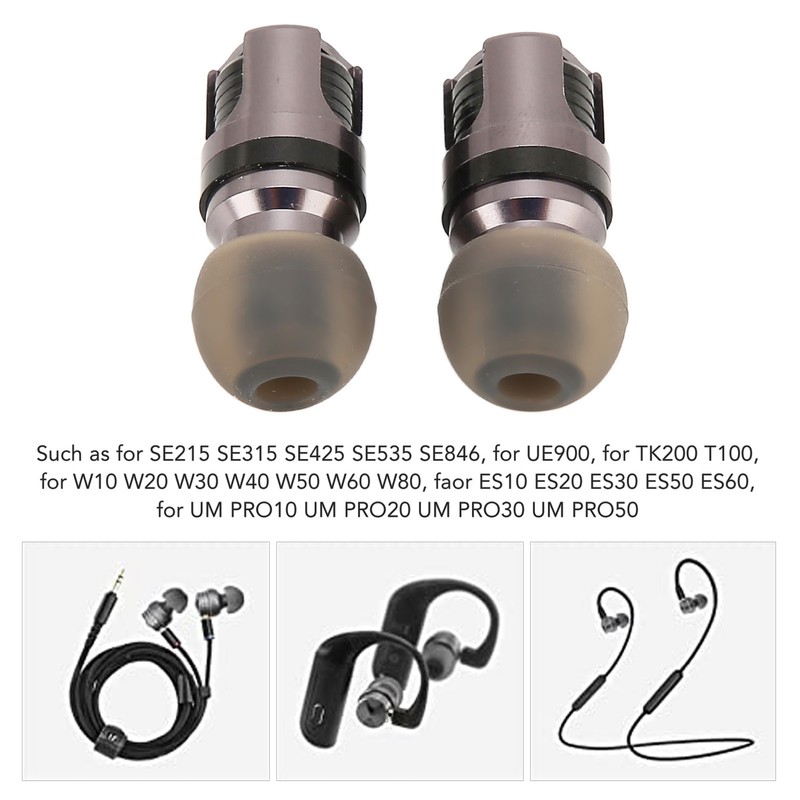 MMCX Earbuds 0.4in Dynamic Drive DIY Detachable Wire Connected Deep