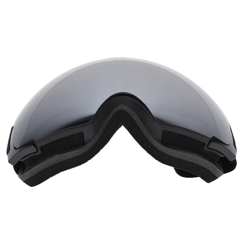 Outdoor Magnet Double Layer Antifog Skiing Goggles for Climbing Snowboardingsilver