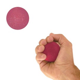 NRS Healthcare Hand and Wrist Gel Exercise Ball, Soft Resistance, Pink