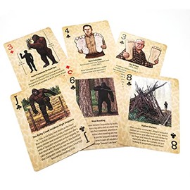 Paradise Cay Publications, Inc. Squatch METALWORKS Bigfoot Playing Cards - Standard 52 Card Deck - Unique and Fun Playing Cards with Illustrations and Facts - Perfect for Sasquatch Enthusiasts
