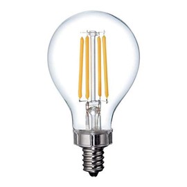 GE Relax 2-Pack 60 W Equivalent Dimmable Soft White A15 LED Light Fixture Light Bulbs Candelabra