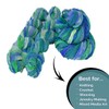 KnitSilk Super Bulky Recycled Sari Silk Ribbon Yarn in Blue
