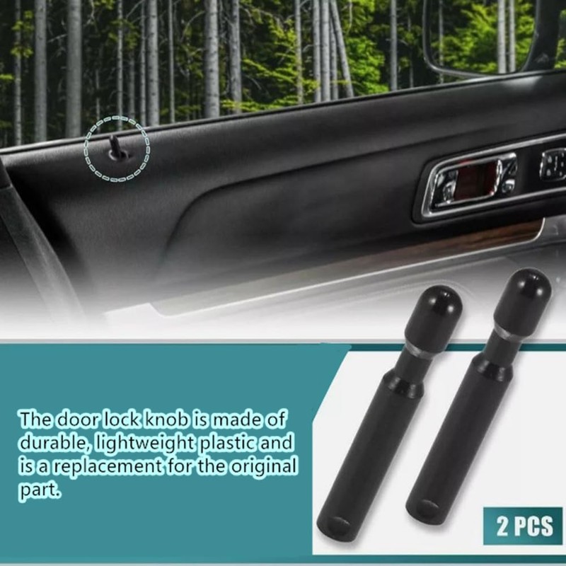 2PCS Door Lock Knob Post Pull Pin FODZ-5421850-A，Car Door Lock