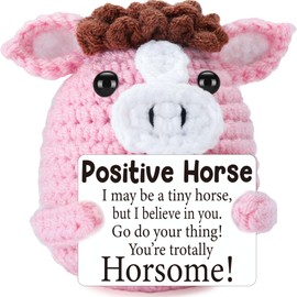 BackURyear Mini Horse Gifts for Women Mother Day, Cute Positive Horses Birthday Graduation Gift for Daughter Sister Her Teen Girl Female Friend Horse Lover, Small Inspirational Presents