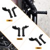 HCmotorku Motorcycle Rear Passenger Foot Pegs Footrest Mount Bracket Fit