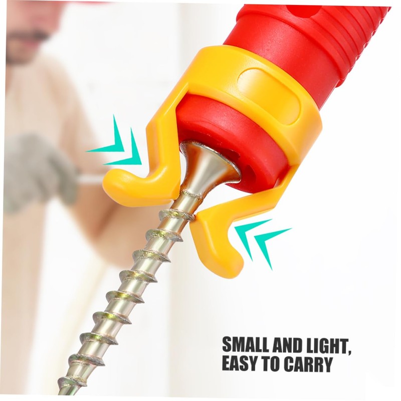 TEHAUX 6pcs Abs Plastic Screw Fixing Holders Versatile Screw Starter